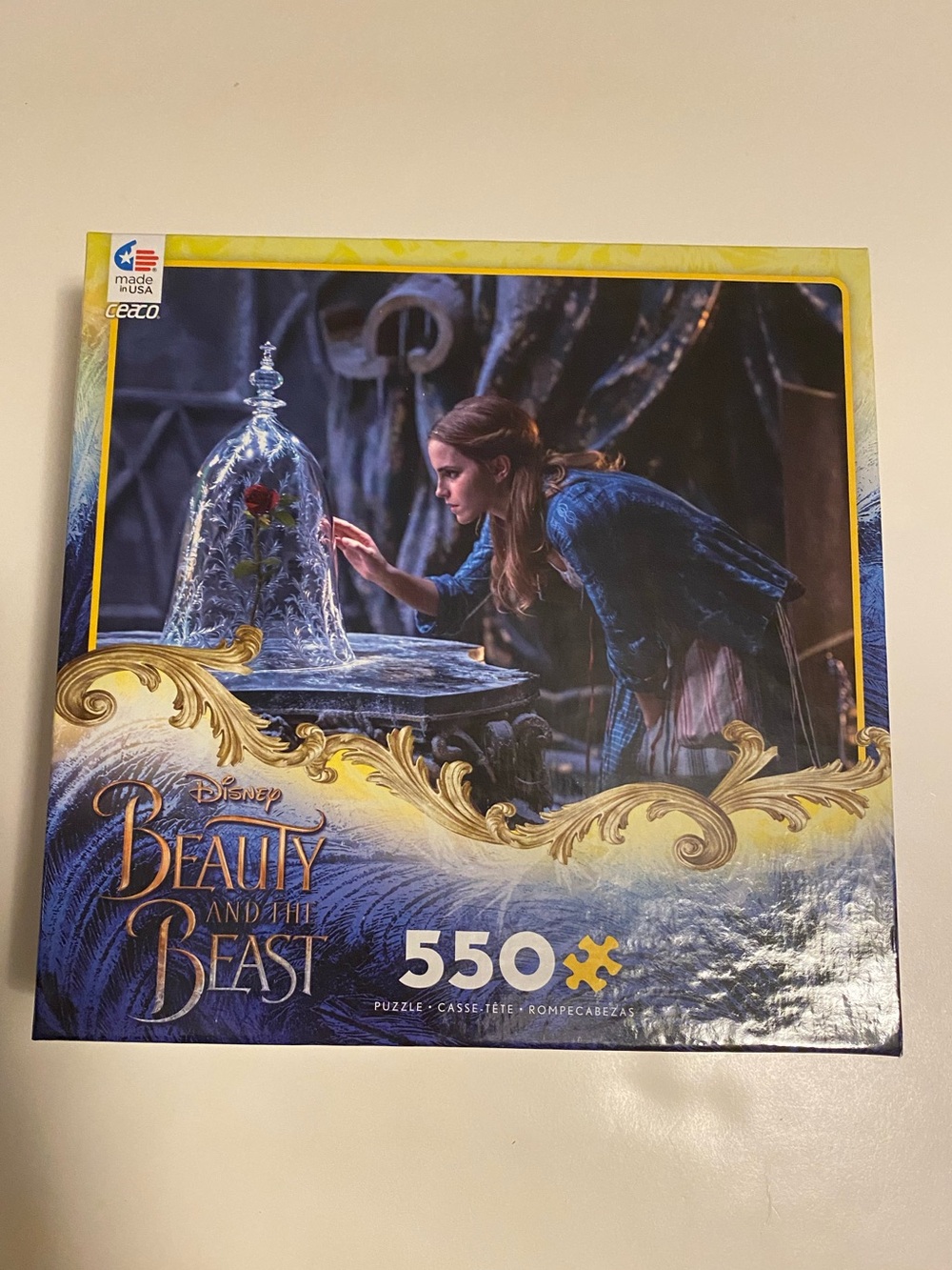 Ceaco Disney beauty and the beast rose puzzle